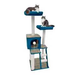 MUNDO ONLINE - Torre Rascador de Gato 3 Pisos con Casa