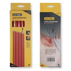 GENERICO - LAPIZ CARPINTERO UYUSTOOLS NEGRO CAJA 12UN