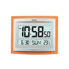 CASIO - Reloj mural id15sa-5df termometro y alarma hora fecha
