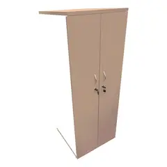 AGM - Locker Praga 2 Puertas Blanco Nogal