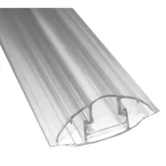 DVP - Perfil Conector H-clip Planchas 4-10mm 3mts Transparente