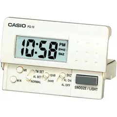 CASIO - Reloj Despertador de Viaje Pq-10-7r