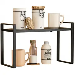 VALSUS - Estante extensible metálico negro