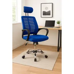 COSAS CASA - Silla Ejecutiva Milan Azul