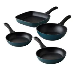 KEEP - Set Cocina Grill + 2 Sartenes + Wok Diamond Antiadherente