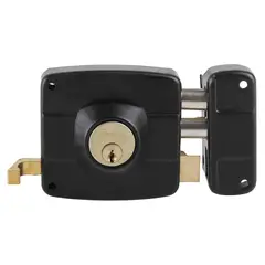 OISTER - CERRADURA SOBREPONER 110 NEGRO