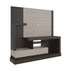 FMFURNITURE - Estante Tv 55 1 Puerta 180X1722X415 Cm Café Claro