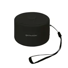 DATACOM - Parlante Redondo Mini Negro