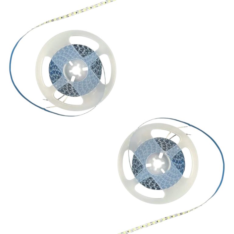 2 Cintas Led 12V 2835 Zig Zag 120Led/m 5mt Luz Fría