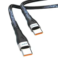 GENERICO - Cable Usb C Carga Rapida Y Datos Reforzado 120w 5a 1 Metro Negro