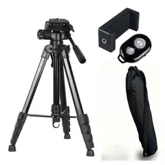 CRUSEC - Trípode Para Cámara Estabilizador Teléfono Soporte Portátil