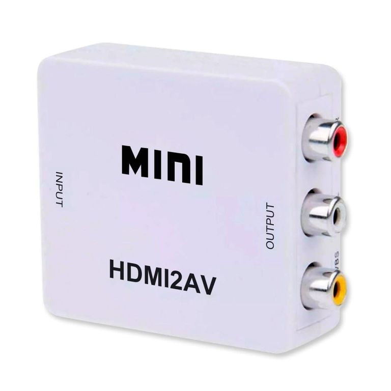 Adaptador HDMI a RCA Soporte Full HD 1080p