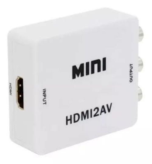 Adaptador HDMI a AV Perfecto para Consolas y Proyectores