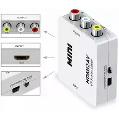 MALIK - Convertidor HDMI a RCA Convierte HDMI a Video Compuesto