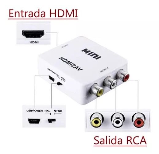 Adaptador HDMI a 3 RCA: Compatible con Xbox y PlayStation