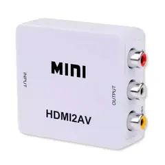 MALIK - Adaptador HDMI a RCA: Convierte HDMI a 3 Salidas AV