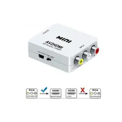 MALIK - Adaptador RCA a HDMI Convierte a Resolución Full HD