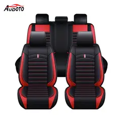 AUDOTO - Fundas De Asiento De Auto De Cuero De Calidad Universal Kit