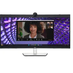 DELL - Monitor Curvo 34 UWQHD IPS 60Hz con Cámara Web y Parlantes