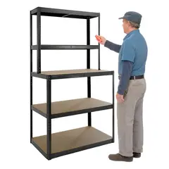 PROCHEF - Mesón de Trabajo con Repisas Acero 100x60x180 cm.