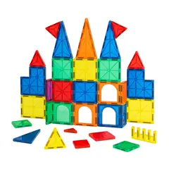 GLOWUP - Juego de Bloques Construcción Magnéticos 3D 60 piezas