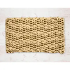 KOKOMAT - Limpiapies Trenzado Beige