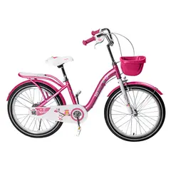 MUNDO ONLINE - Bicicleta Niña Infantil De Paseo Pink Owl Rueditas Aro 20