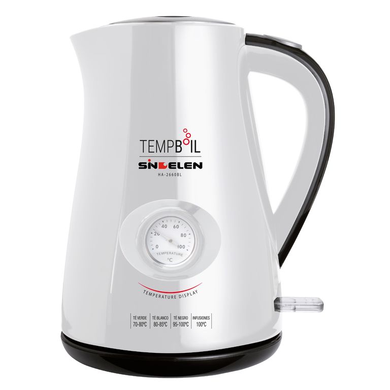 Hervidor Electrico Ha-2660bl 1,7lts Termometro