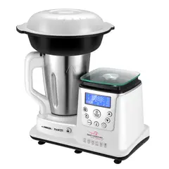 SINDELEN - Robot De Cocina Multifunción Rcm-1700bl 900w 1,7lts