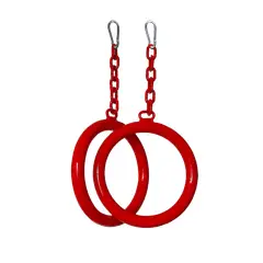 GENERICO - Argollas metalicas bambo rojas 10 kg