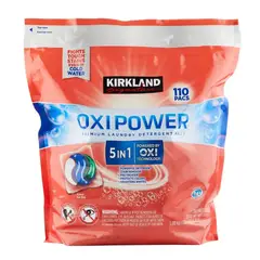 KIRKLAND - Detergente en Cápsulas Oxi Power Premium 110 un