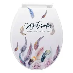 GENERICO - Tapa de Inodoro Baño WC Asiento enjoy life