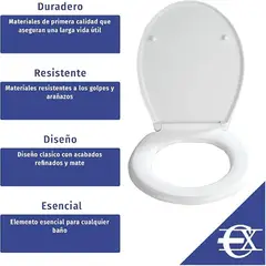 CARIBEE - Tapa de Inodoro Baño WC Asiento Rosada