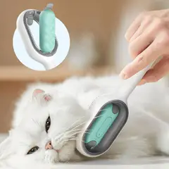 TATEE - Peine para mascotas con tanque de agua para gatos y perros