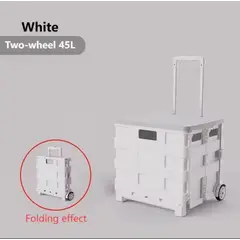 GENERICO - Carro De Compras Plegable 45 Lt ( Carrito De Feria)