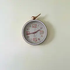 GENERICO - Reloj Mural Pajarito Redondo De 36,6 Cm