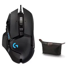 LOGITECH - Mouse Gamer G502 Hero Y Estuche