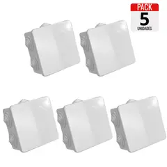 GENERICO - Pack x5 Cajas Estancas Cuadradas 80x80
