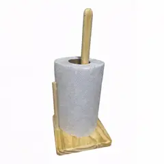 GENERICO - Soporte toalla nova porta toalla nova bambu grande madera