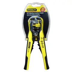 STANLEY - Alicate Pelacables Autoajustable 9 Electricista - Corta cables, Pela y Poncha