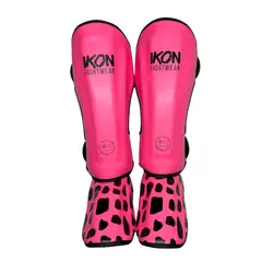 IKON - Canilleras Kickboxing Rosadas Fightwear