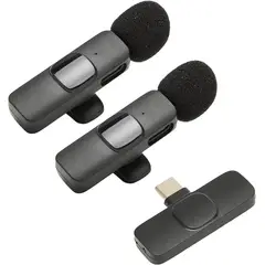 MALIK - Micrófono Inalámbrico K9 - Compatible con iOS y Android