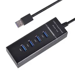 MALIK - Optimiza Tu Espacio con Este Hub USB 3.0 de 4 Puertos