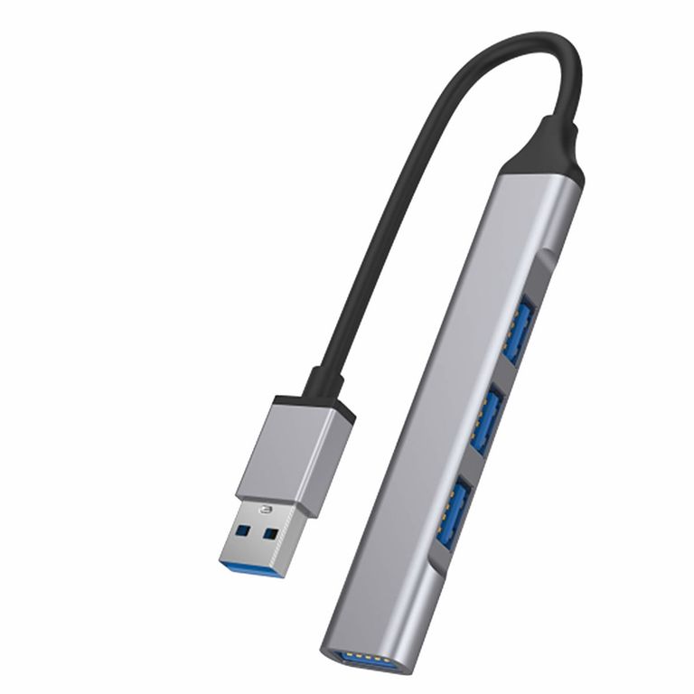 Adaptador USB 3.0 Slim para Laptop - 4 Puertos