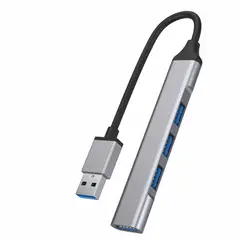 MALIK - Hub USB 3.0 de 4 Puertos - Perfecto para Laptops