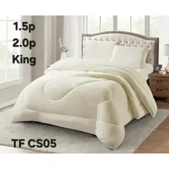 GENERICO - Cobertor de invierno PLUSH con CHIPORRO KING Color Blanco Invierno