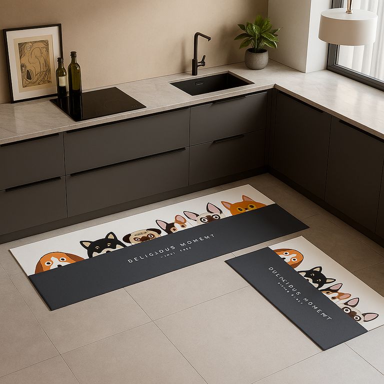 Alfombra para cocina cachorros 40x120 lavable antideslizante 730