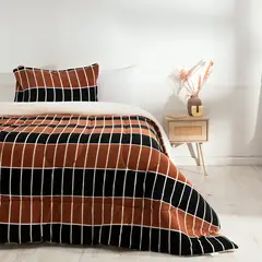 MASHINI - Plumón Coral Sherpa Estampado 2 Plazas Cuero  220 x 240 cm-MASHINI