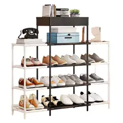 GENERICO - Rack Zapatero Organizador Multiuso Estante 5 Niveles