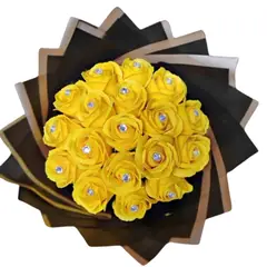 GENERICO - Bouquet de 25 Rosas Amarillas Eternas